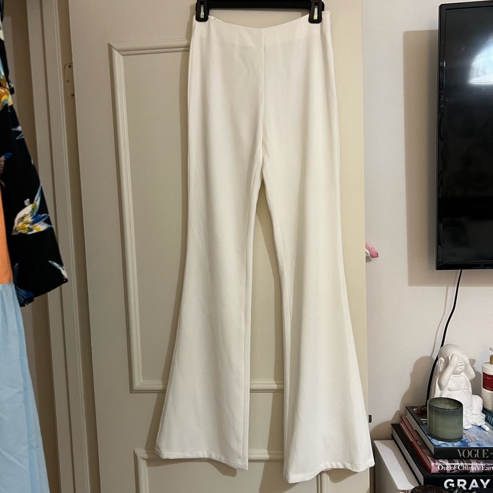 White Julie Brown Pants